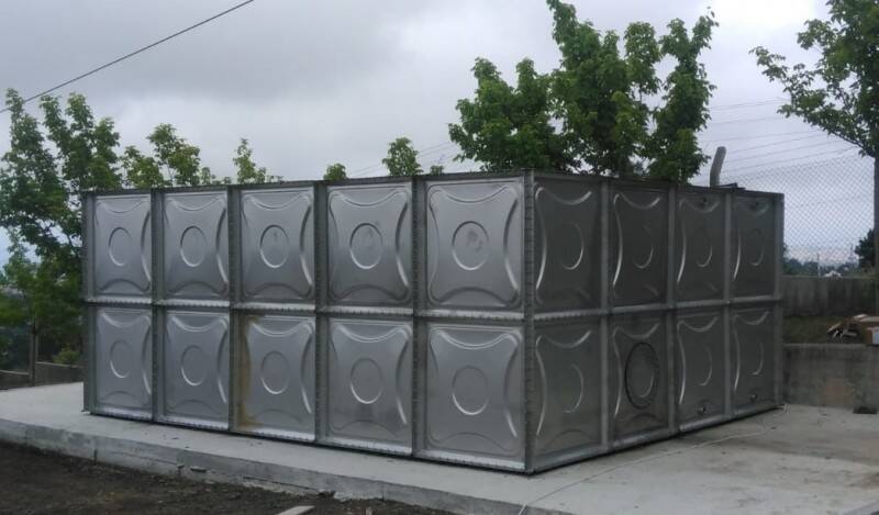 Sıcak Daldırma Galvanizli Prizmatik Modüler Depo